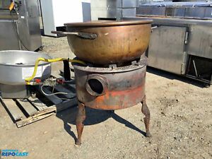 Savage Bros NO.22 Burner Gas Candy Stove Copper Kettle Item #8788