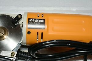 RoMech Mini Electric Cloth Cutter, Rotary Blade Fabric Cutting Machine