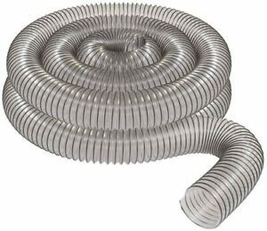 2 1/2&#034; x 20&#039; CLEAR PVC DUST COLLECTION HOSE