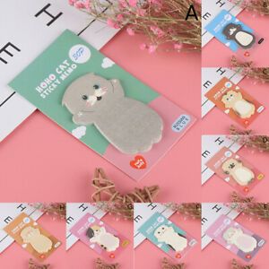 Cartoon cat sticky memo Post pad marker it note planner stickers Cute StatioO^LO