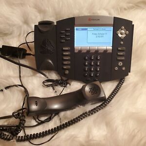 Polycom SoundPoint IP 650 IP650 SIP 2201-12630-001 Phone W/ STAND &amp; HANDSET