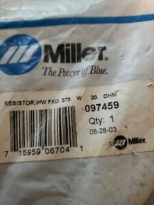Miller/Ohmite 097459 Fixed Resistor 20 ohm 375 watts