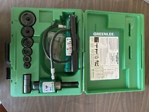 Greenlee 7306SB Hydraulic Knockout Punch Driver Set 1/2&#034; - 2&#034; ****No Reserve****