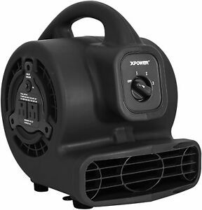 XPOWER P-80A Mini Mighty Air Mover, Floor Fan, Dryer, Utility Blower with Built