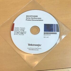 Tektronix MSO/DPO2000B Series Oscilloscopes Product Documentation CD