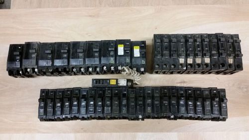 lot of electrical breakers