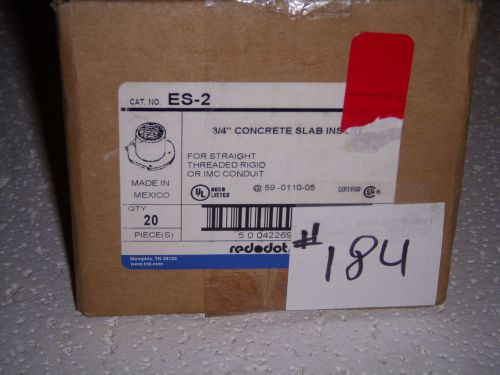 Thomas &amp; Betts ES-2 3/4&#034; slab inserts *NEW* (#184)