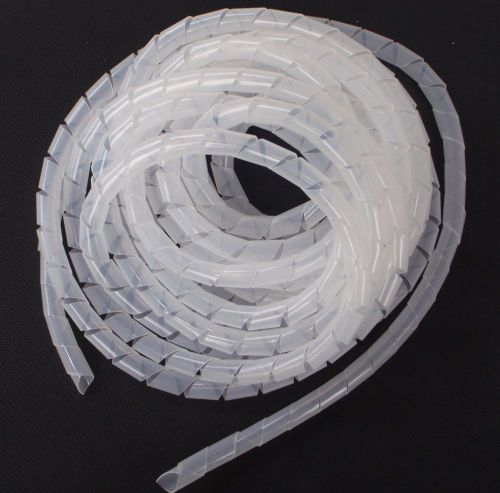Spiral wrap harness cable 1/2&#034; x 25&#039; long uv white 12mm for sale