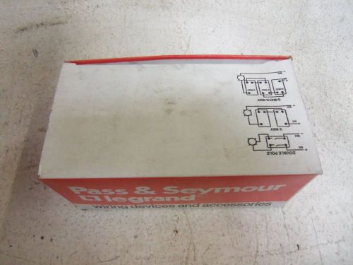 LOT OF 3  PASS &amp; SEYMOUR CS215-W DOUBLE POLE SWITCH *NEW IN A BOX*