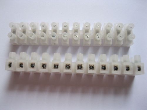 60 pcs Standard 10.0mm Terminal Block Connector Feed through Type 12 Wire CY10H