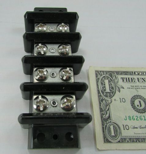Heavy duty stainless steel dual row terminal blocks, big #12-32 screws, barrier for sale