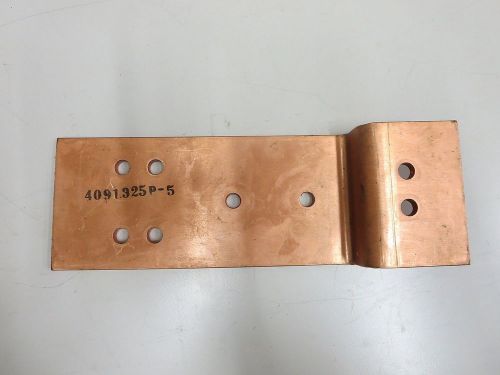 9.25&#034; x 4.0&#034; x 0.25&#034; x  (1.375&#034; leg1)x (2.75&#034; leg2) Copper Bus Bar/ UNS C11000