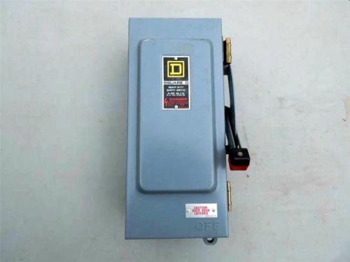 Square d hu361awke1  - heavy duty disconnect, 30a, 600v, 3-pole, non-fused   new for sale