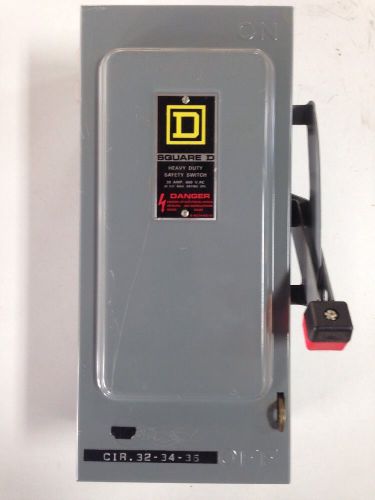 Square D H361 30 Amp 600v 3 Ph Fusible Safety Switch