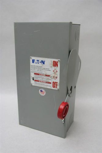 Eaton heavy duty 2-pole safety switch dh26ugk with 60a and 600vac fusible for sale