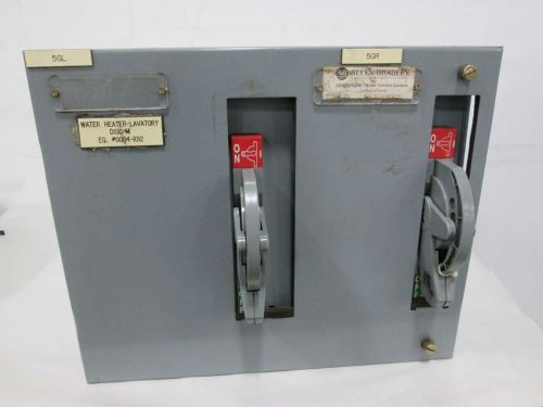 Allen bradley 2192f-cjc-2525r double 600v 60a disconnect switch mcc d344001 for sale