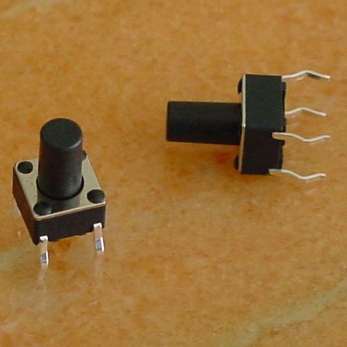 ++ 20 x tactile tact switch 6x6mm height 9.5mm spst-no e for sale
