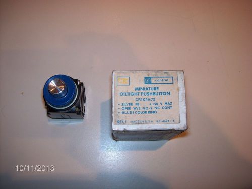 GE General Elecetric CR104A72 Pushbutton with 2-NO &amp; 2NC Contact Block