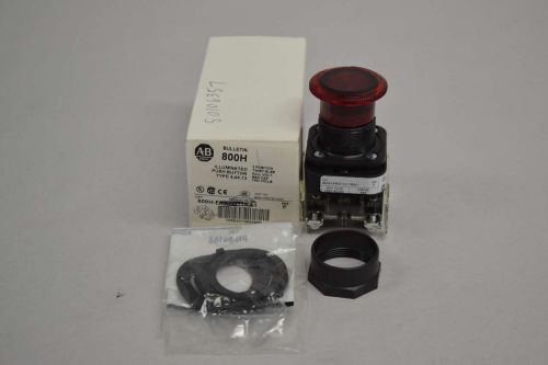 New allen bradley 800h-frxtq11ra1 red illuminated pushbutton f d368806 for sale