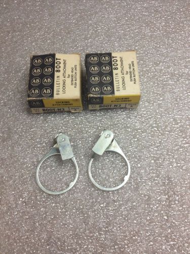 (b1) 2 allen-bradley 800t-n2 padlocking attachments for pushbutton for sale