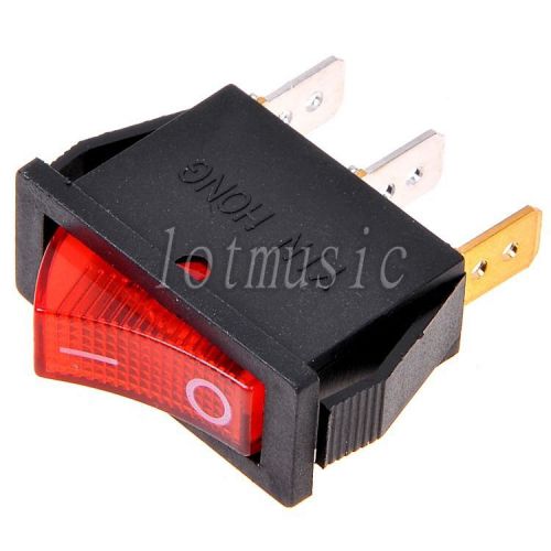30*rocker switch spst 3pin 15a 250vac 20a/125vac on-off with lamp snap for sale