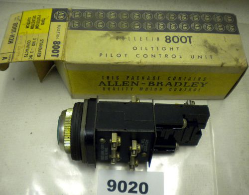 (9020) Allen Bradley 2 Position Selector Switch 800T-H2H 3NO 3NC