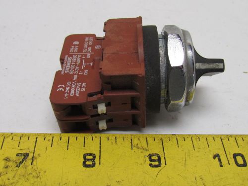 Siemens 3sb14 30-0b 165c contact block 2-position selector switch assembly for sale