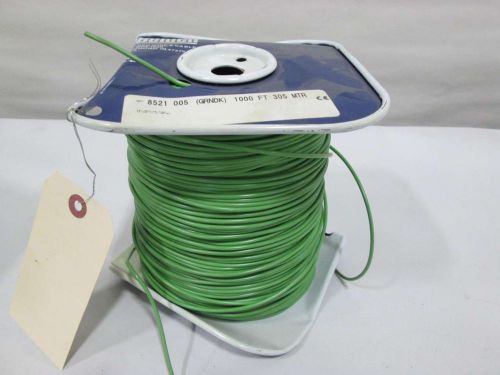 NEW BELDEN 8521 005 GREEN 16AWG 305 MTR CABLE-WIRE 600V-AC D361057