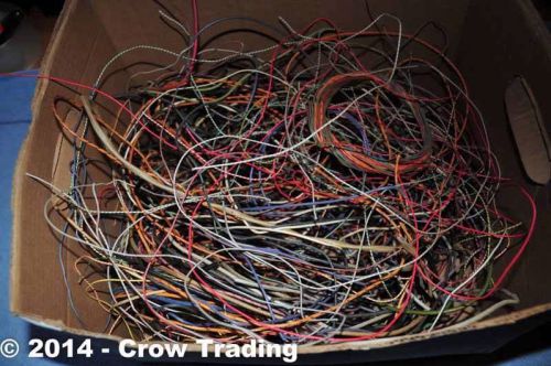 Large Assortment of Mixed Vintage Western Electric Old Telephone Wire