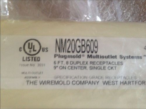 Wiremold nm20gb609  raceway,prewired,6 ft for sale