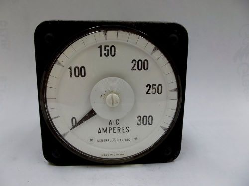 14182PW Type AB-18 0-300A General Electric AC Ammeter Panel Board Meter