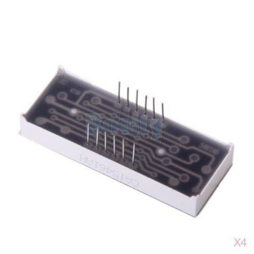 4x Electronic 4-Digit 12-Pin LCD Display Digitron PCB Module for Arduino