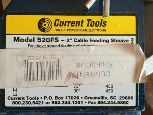 Cable feeding sheave model 520fs for sale