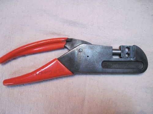 CATV connector crimper - manufacturer unknown, but feels like a quality tool