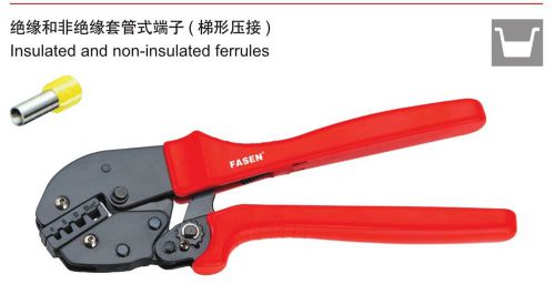 4-16mm2 awg12-6 energy saving insulated and non-insulated ferrule crimping plier for sale