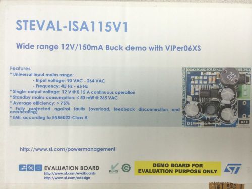 Steval-isa115v1 non-isolated buck converter using viper06xs for sale