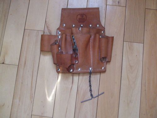Rooster Leather Electricians Tool Holster Pouch Garden Nursery Utility Handyman