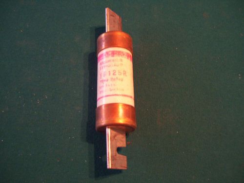 One - used.- gould tr-125-r, 250 volt, 125 amp, time delay fuse, frn-r-125 buss for sale