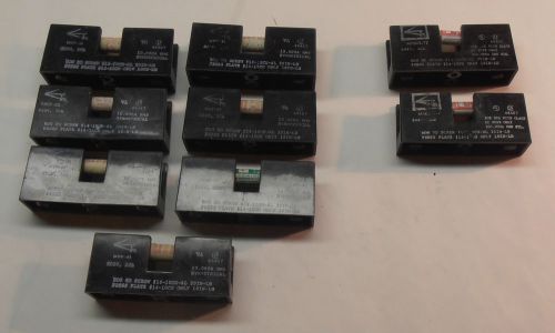 Lot of 9 connectron (7) m631-66 (2) mr631-77 fuse block used for sale