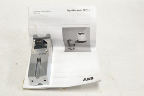 Abb te pi 11 18321-10012 3-15psi 4-20ma p/i 12-30v-dc signal converter b252165 for sale