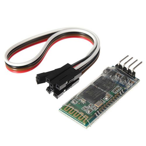 Wireless Bluetooth RF Transceiver Module 4 Pin HC-06 RS232 TTL for Arduino+Cable
