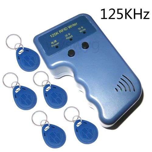Upgrade 125khz h / id 2 in 1 card tag writer copier duplicator + 5 writable tags for sale