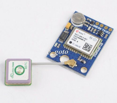 Ublox/u-blox 6 NEO-6M GPS Module With Antenna Build-in EEPROM for Arduino Raspbe