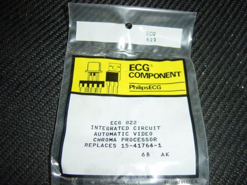 NEW ECG822 INTEGRATED CIRCUIT REPL 15-41764-1, NTE822