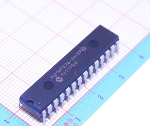 5 pcs/lot IC PIC16F876-20/SP, 28-Pin 8-Bit CMOS FLASH Microcontrollers