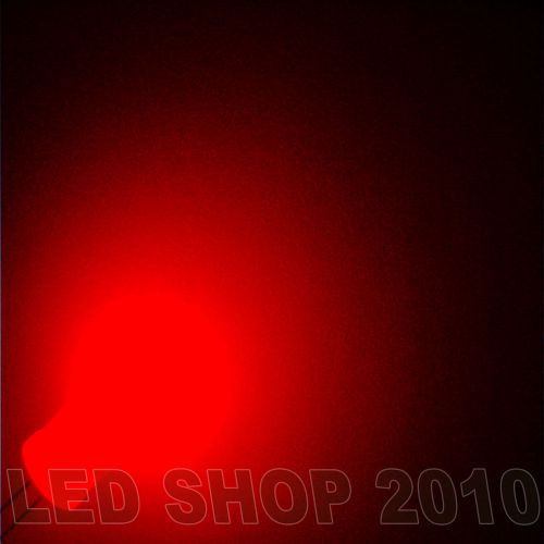 1000 pcs 10mm Red Round top Diffused LED 2pin 4K MCD Light
