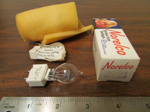 Norelco Projector Lamp DYS / DYV 600W 120V NOS