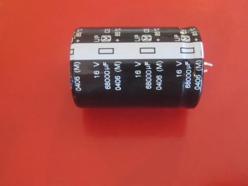 68000uf 16v 85c snap-in radial electrolytic capacitor   *** new *** for sale