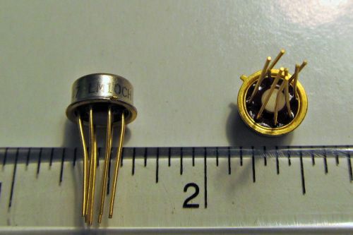 Operational Amplifier,NSC,LM10CH,Single AMP,Bipolar,8 Pin,Gold,Metal Can,1 pc