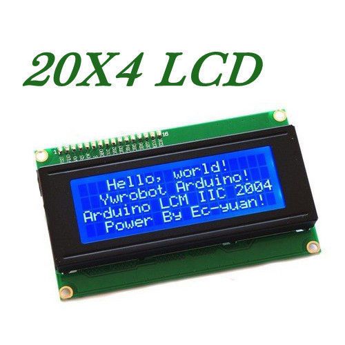 2004 204 20x4 Character LCD Display Module HD44780 Controller WST Blue Backlight